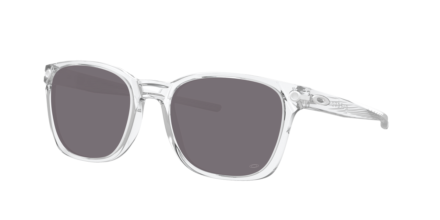 POLISHED CLEAR, Prizm Grey-Polarized, Oakley