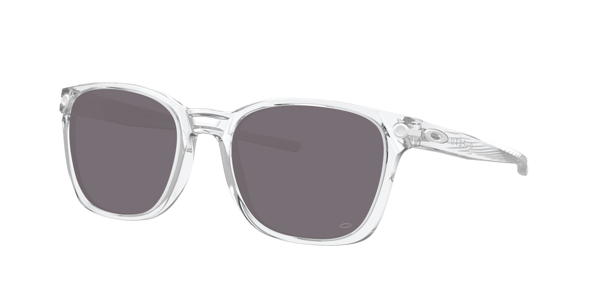 POLISHED CLEAR, Prizm Grey-Polarized, Oakley