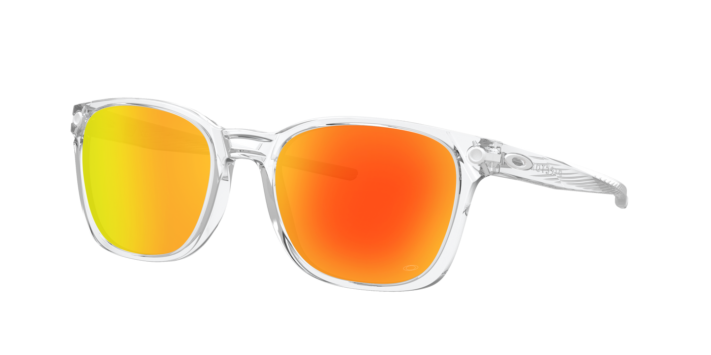 POLISHED CLEAR, Prizm Ruby-Polarized, Oakley
