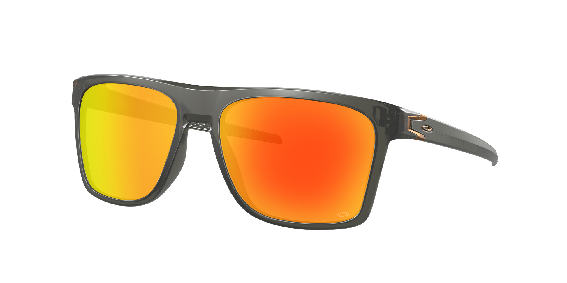 MATTE GREY SMOKE, Prizm Ruby-Polarized, Oakley