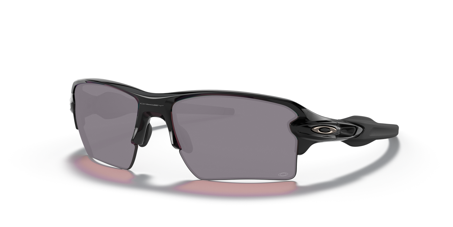 POLISHED BLACK, Prizm Grey-Polarized, Oakley