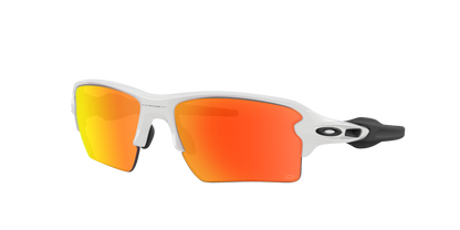 POLISHED WHITE, Prizm Ruby-Polarized, Oakley