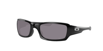 POLISHED BLACK, Prizm Grey-Polarized, Oakley