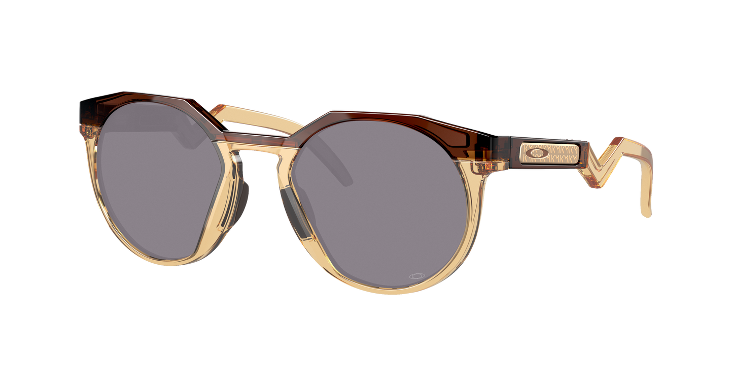 DARK AMBER/LIGHT CURRY, Prizm Grey-Polarized, Oakley
