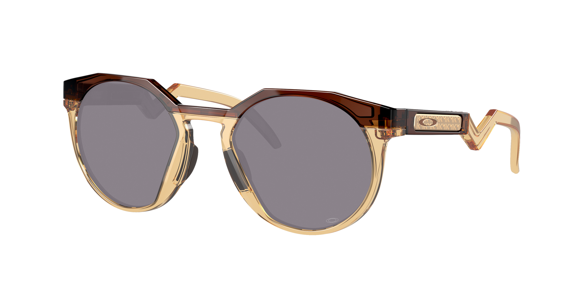 DARK AMBER/LIGHT CURRY, Prizm Grey-Polarized, Oakley