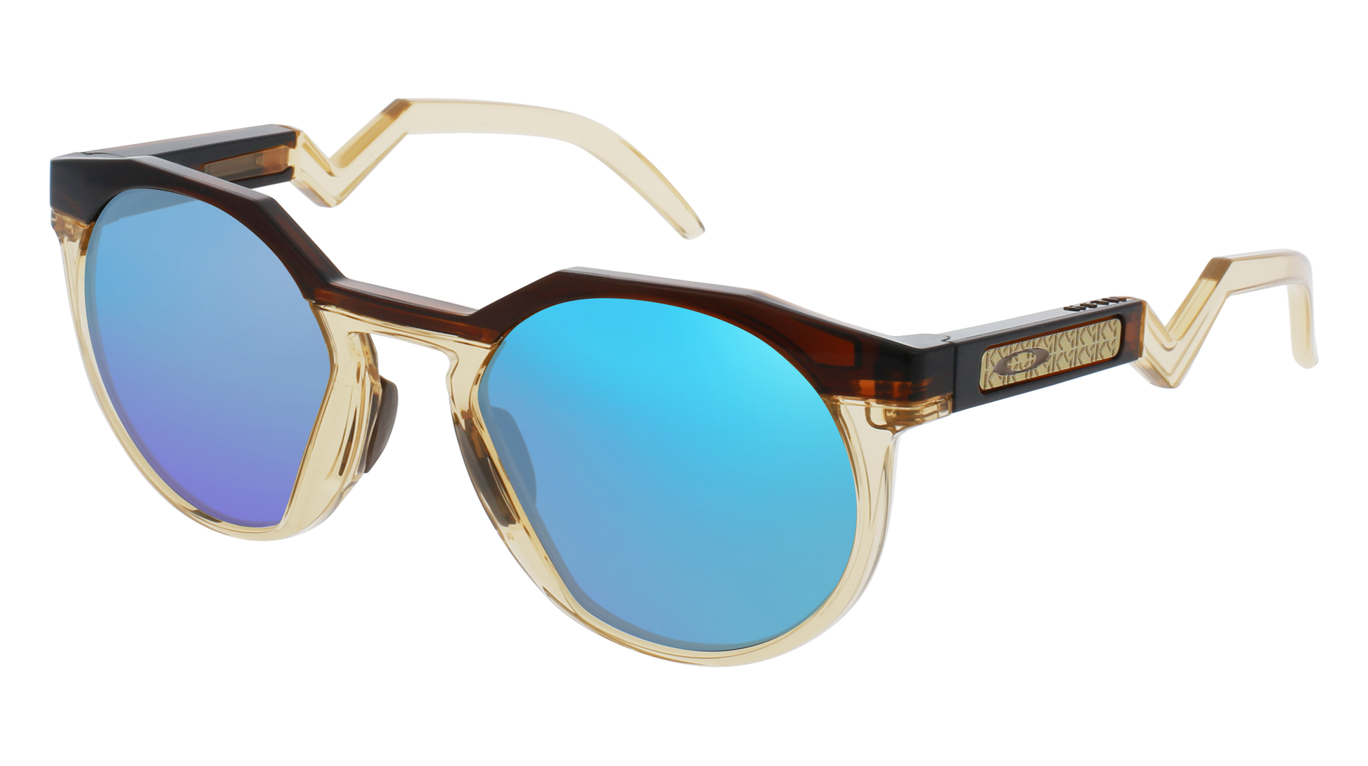 DARK AMBER/LIGHT CURRY, Blue-Mirrored, Sunberryrx