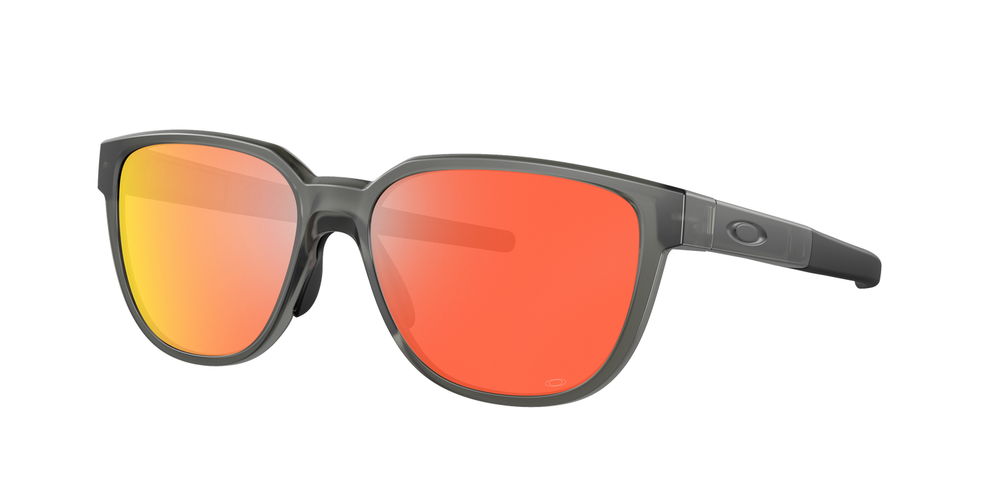 MATTE GREY SMOKE, Prizm Ruby-Polarized, Oakley