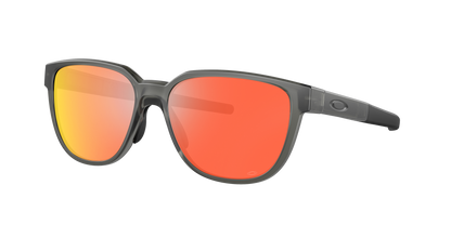 MATTE GREY SMOKE, Prizm Ruby-Polarized, Oakley