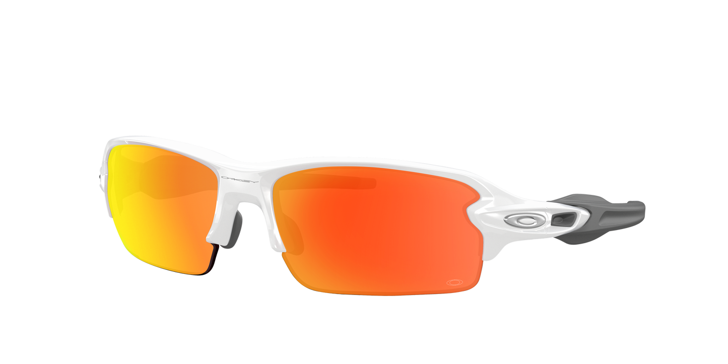 POLISHED WHITE, Prizm Ruby-Polarized, Oakley
