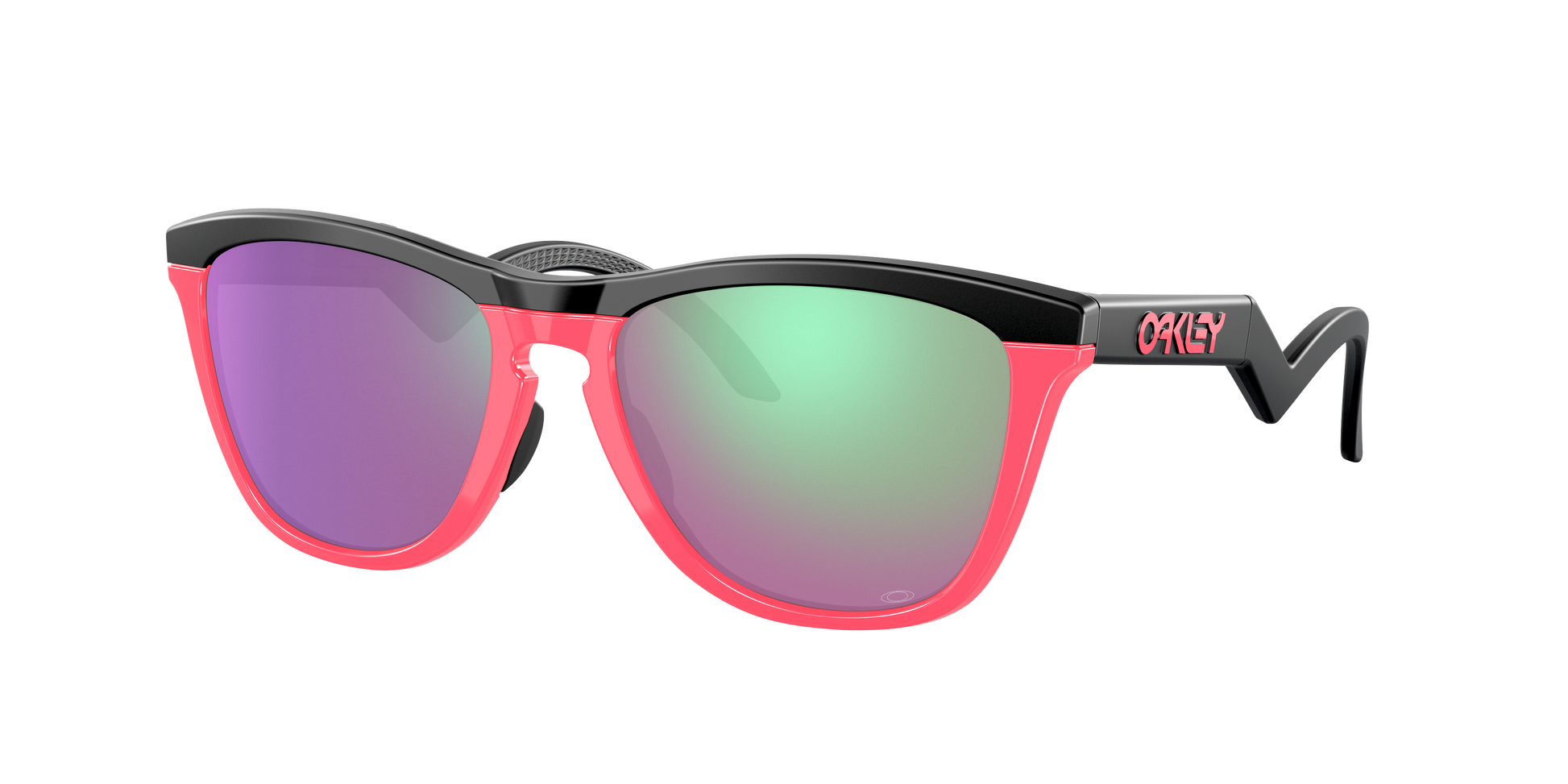MATTE BLACK/NEON PINK, Prizm Gulf, Oakley