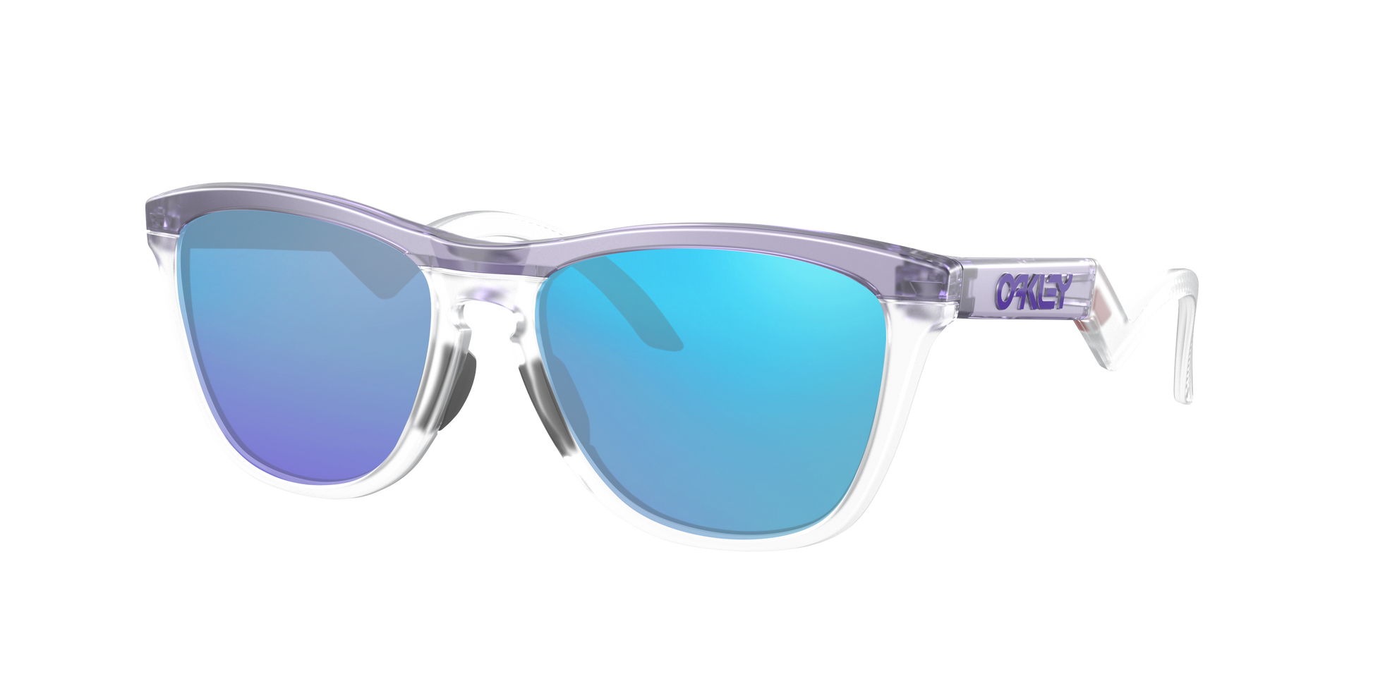 MATTE TRANS LILAC/CLEAR, Blue-Mirrored, Sunberryrx