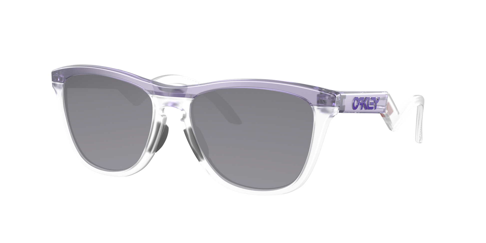 MATTE TRANS LILAC/CLEAR, Grey-Polarized, Sunberryrx