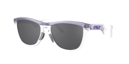 MATTE TRANS LILAC/CLEAR, Grey, Oakley