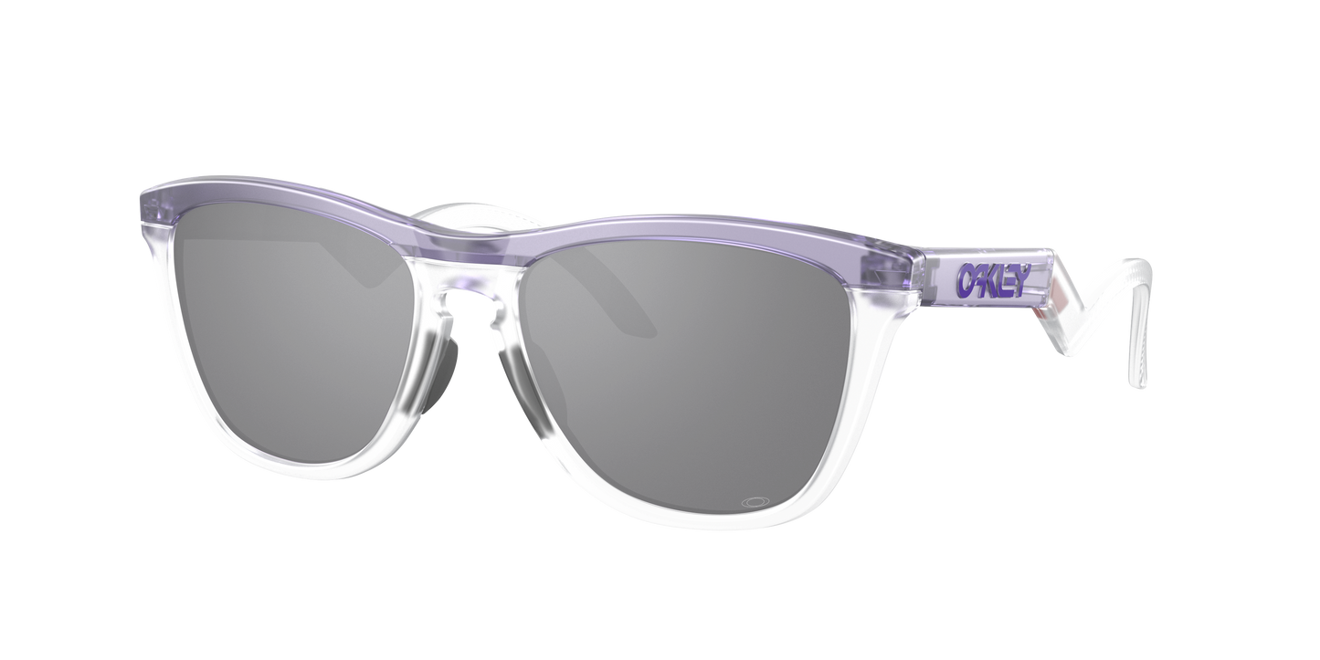 MATTE TRANS LILAC/CLEAR, Prizm Black-Polarized, Oakley