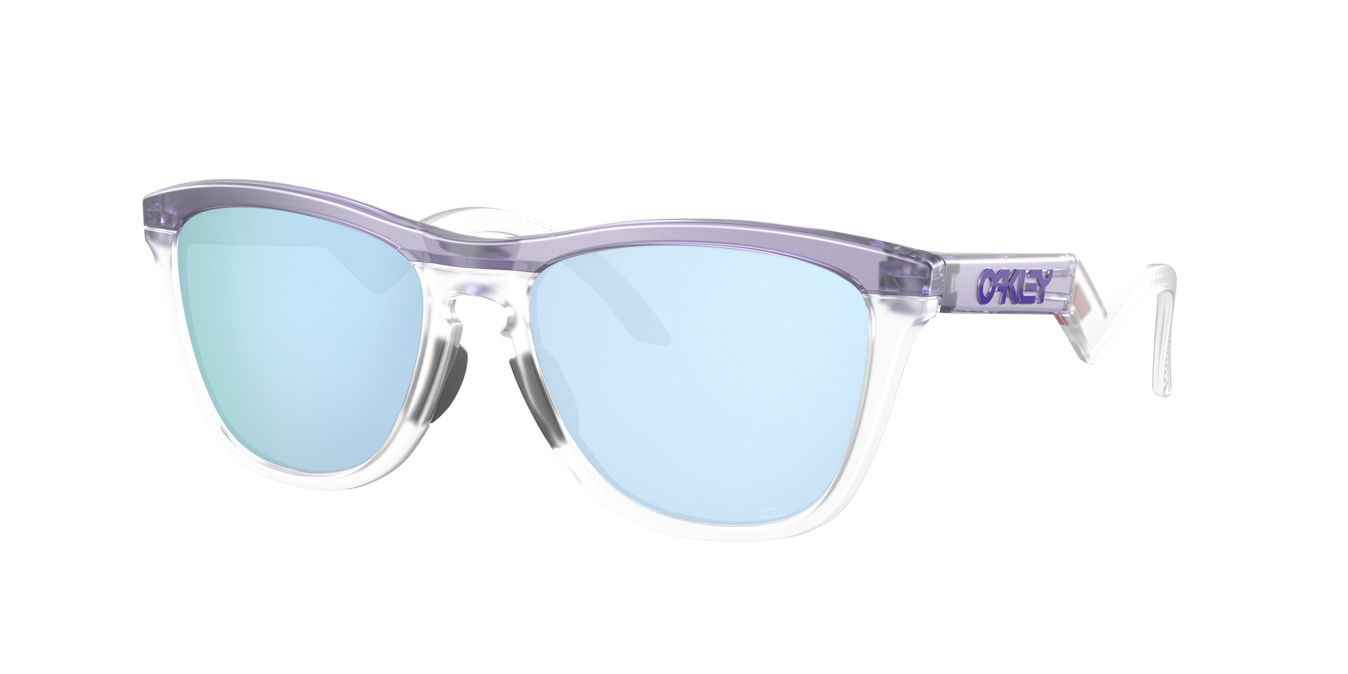 MATTE TRANS LILAC/CLEAR, Prizm Deep Water-Polarized, Oakley