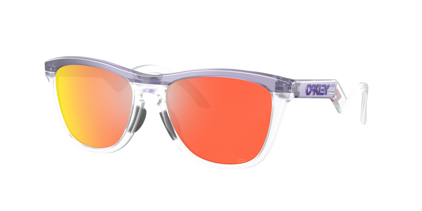 MATTE TRANS LILAC/CLEAR, Prizm Ruby-Polarized, Oakley
