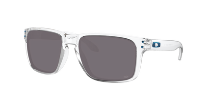 POLISHED CLEAR, Prizm Grey-Polarized, Oakley