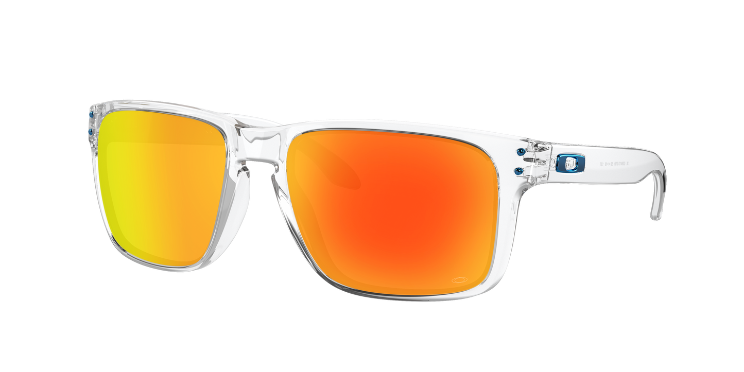 POLISHED CLEAR, Prizm Ruby-Polarized, Oakley