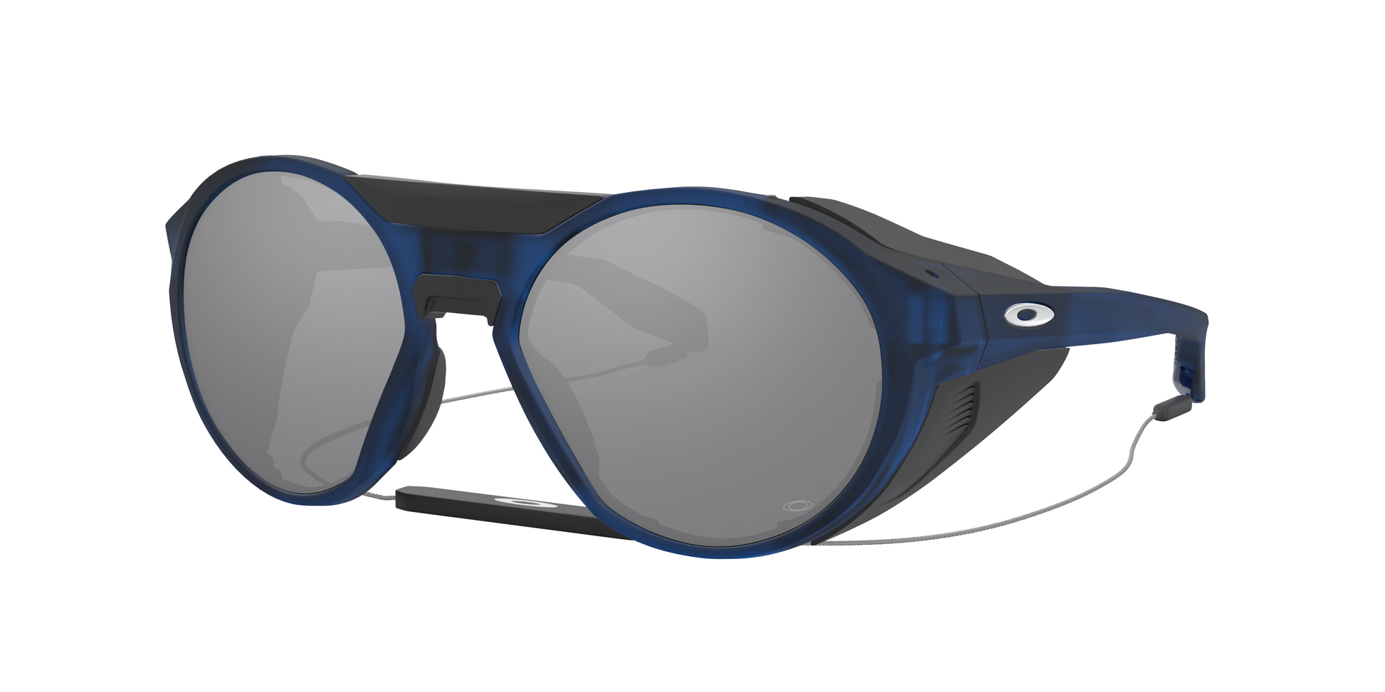 MATTE TRANSLUCENT BLUE, Prizm Black-Polarized, Oakley