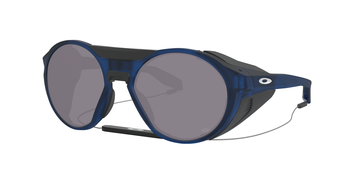MATTE TRANSLUCENT BLUE, Prizm Grey-Polarized, Oakley