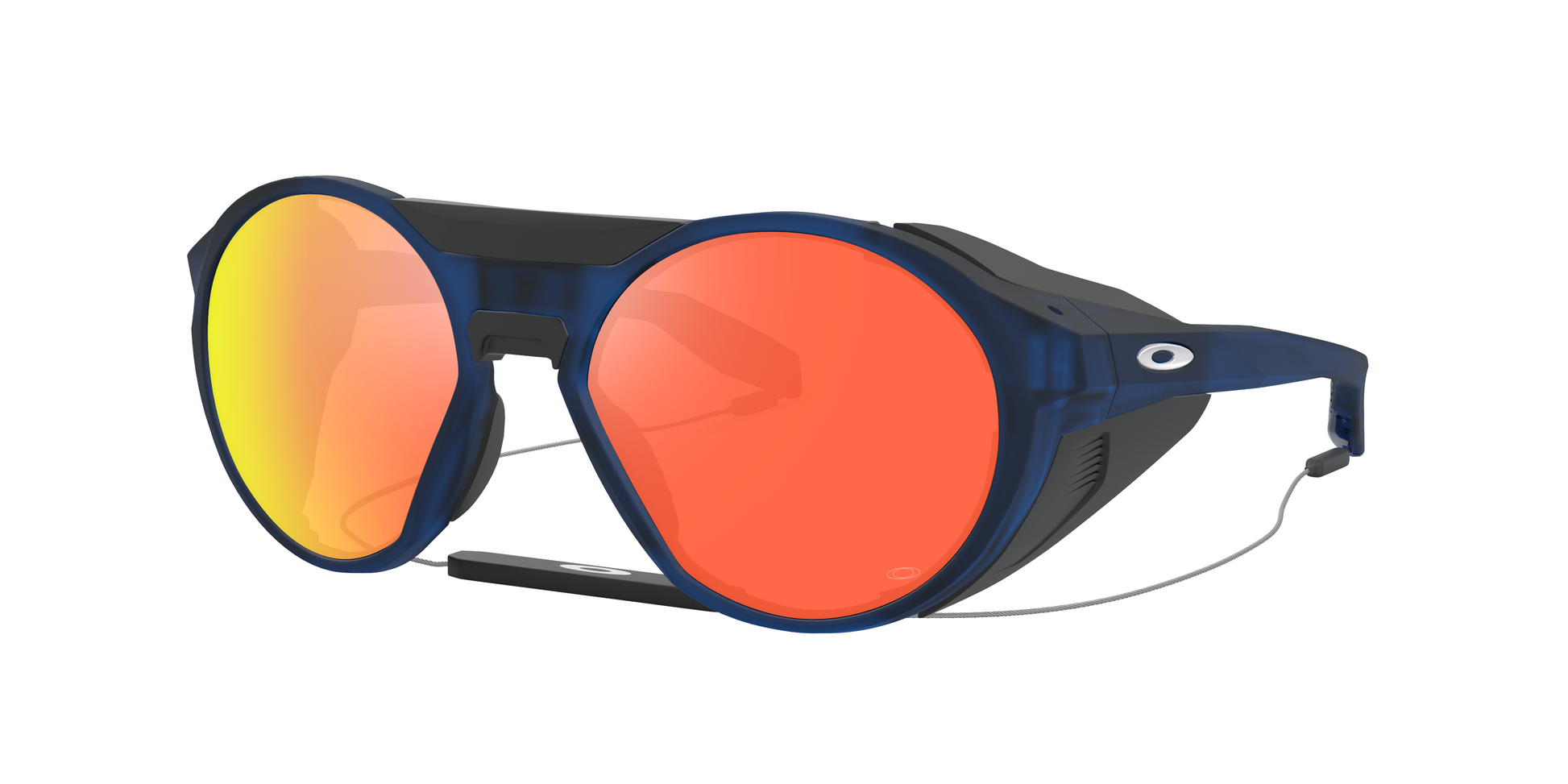 MATTE TRANSLUCENT BLUE, Prizm Ruby-Polarized, Oakley