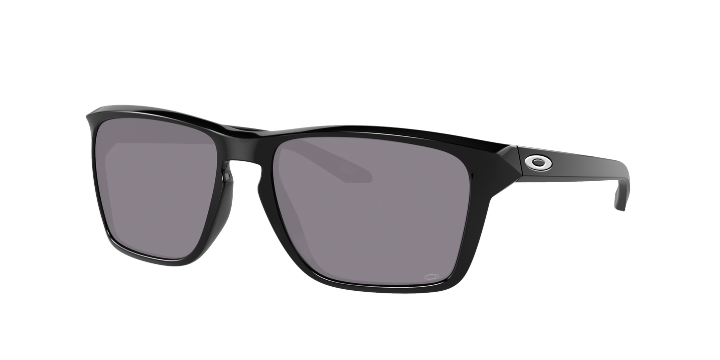 POLISHED BLACK, Prizm Grey-Polarized, Oakley