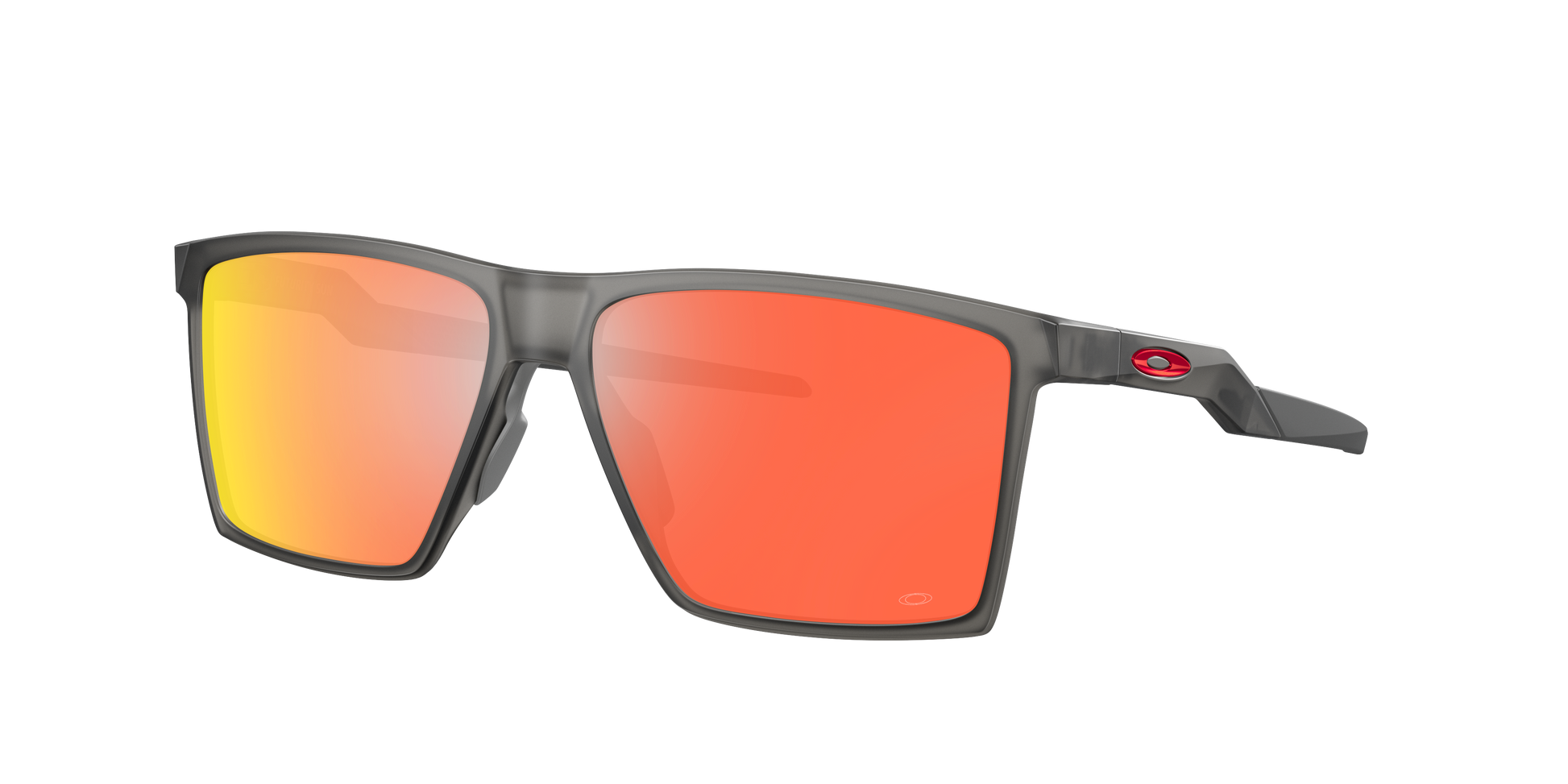 SATIN GREY SMOKE, Prizm Ruby-Polarized, Oakley
