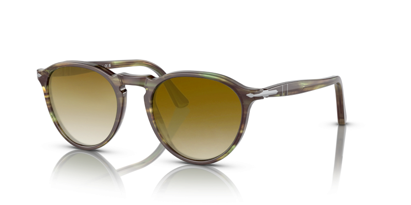 Striped Green, Brown Gradient