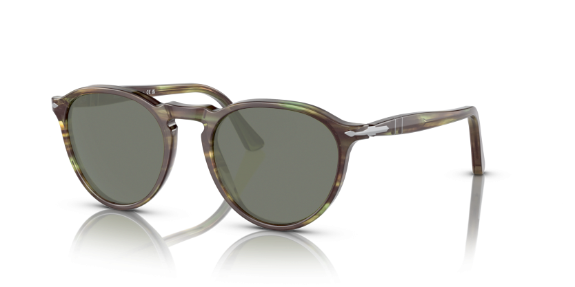 Striped Green, Green-Polarized