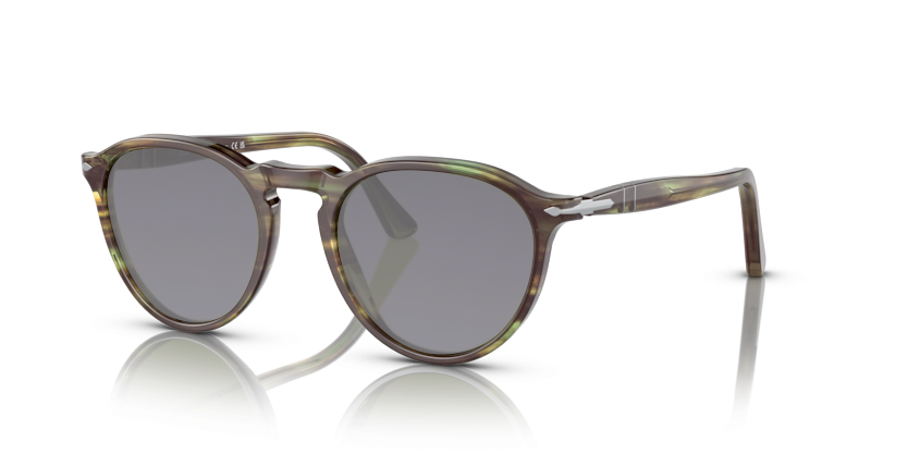 Striped Green, Grey-Polarized