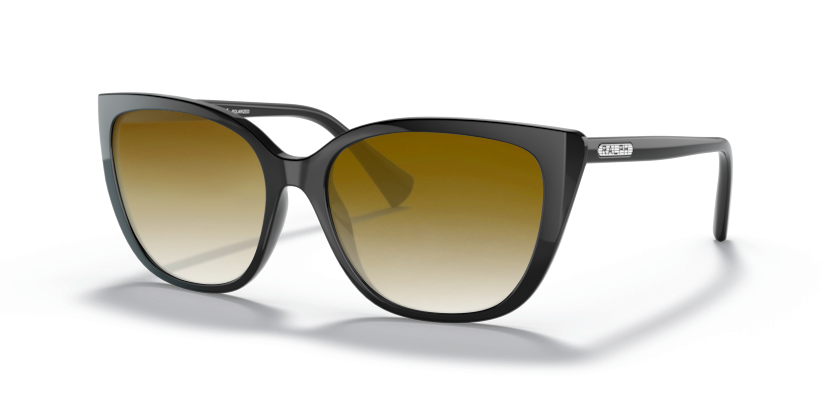 Shiny Black, Brown Gradient