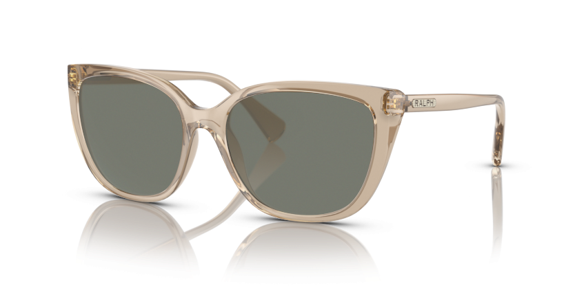 Shiny Transparent Brown, Green-Polarized
