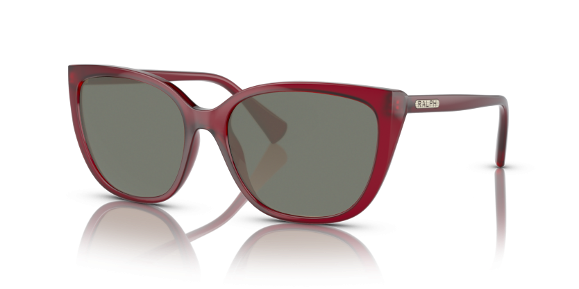 Transparent Bordeaux, Green-Polarized