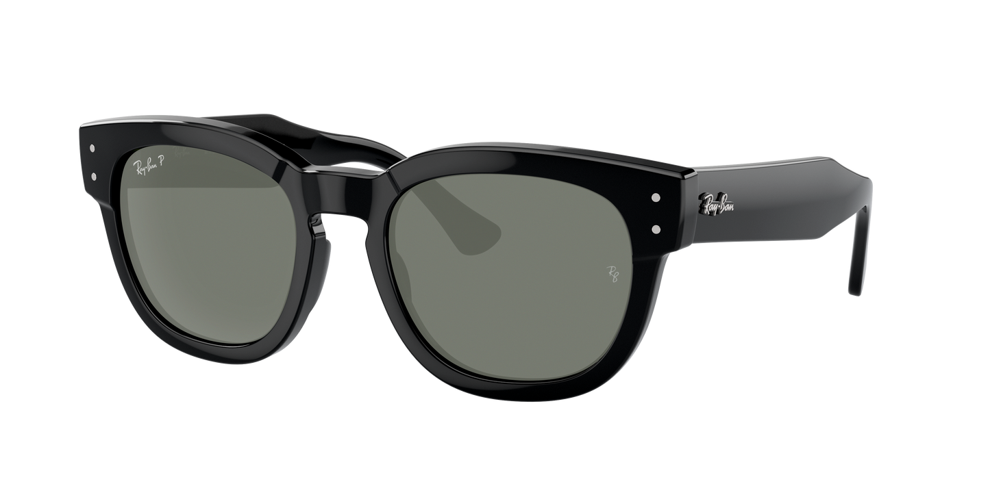 Black, Green-Polarized, Rayban