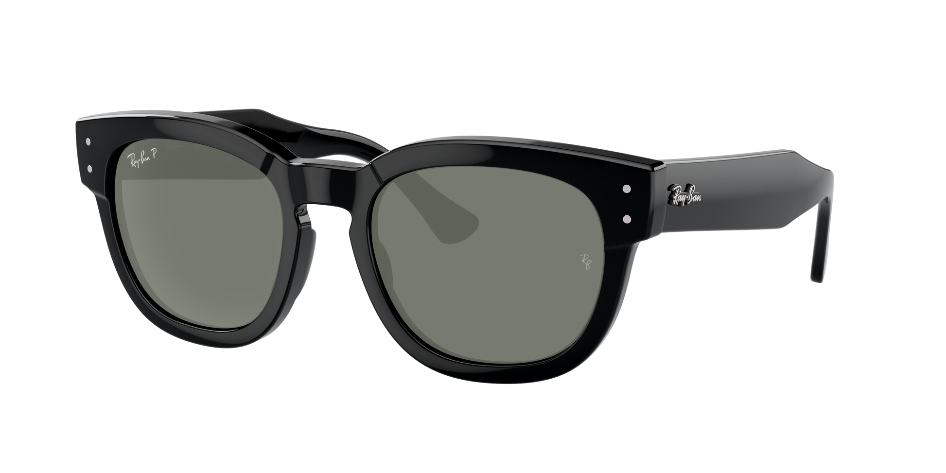 Black, Green-Polarized, Rayban