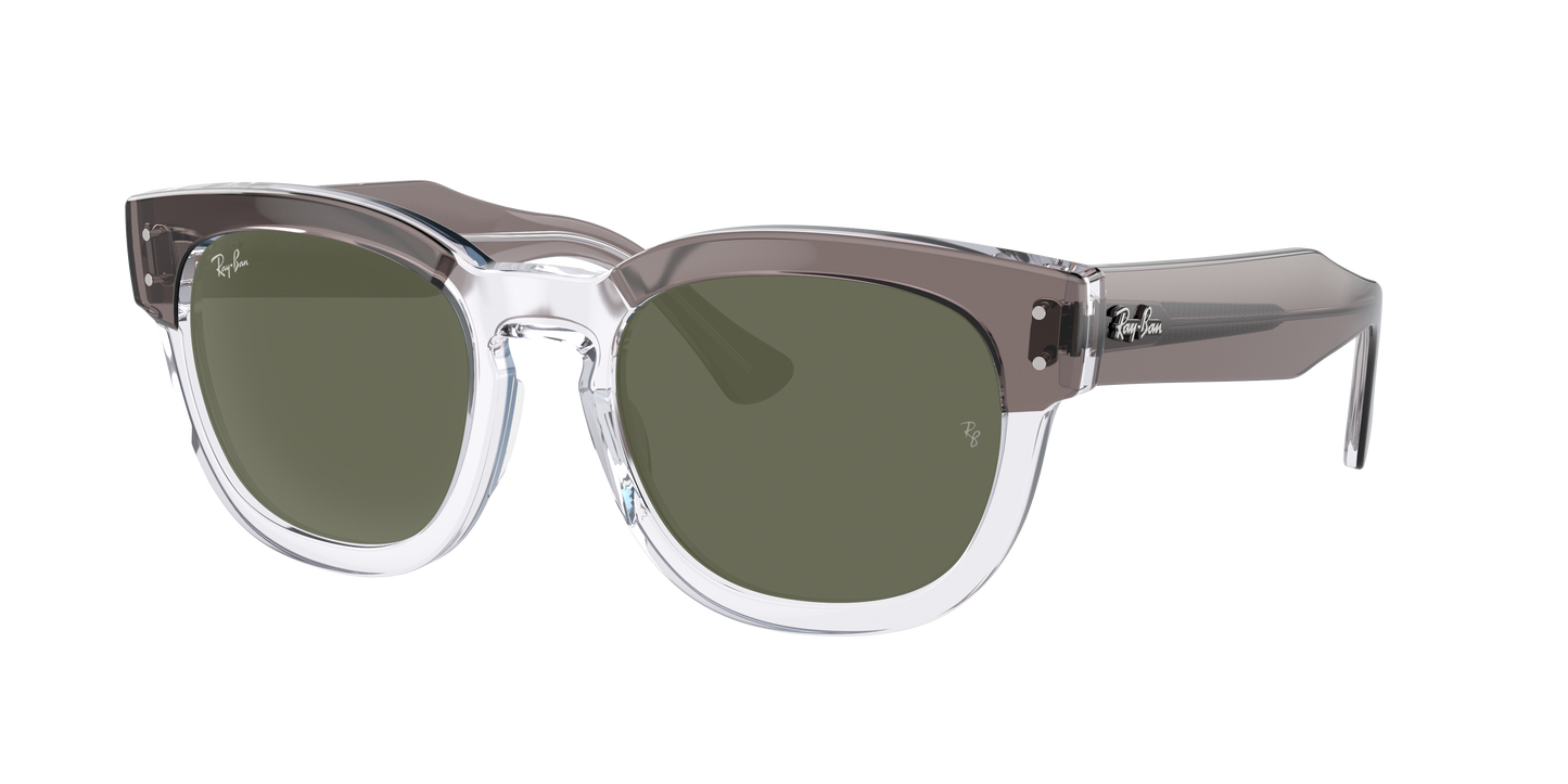 GREY ON TRANSPARENT, Green, Rayban