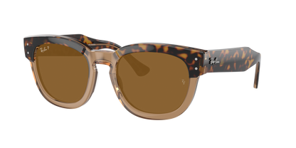 HAVANA ON TRANSPARENT BR, Brown-Polarized, Rayban