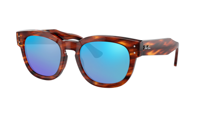 STRIPED HAVANA, Blue-Mirrored, Sunberryrx