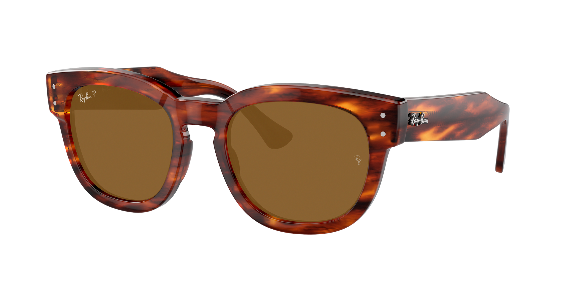 STRIPED HAVANA, Brown-Polarized, Rayban