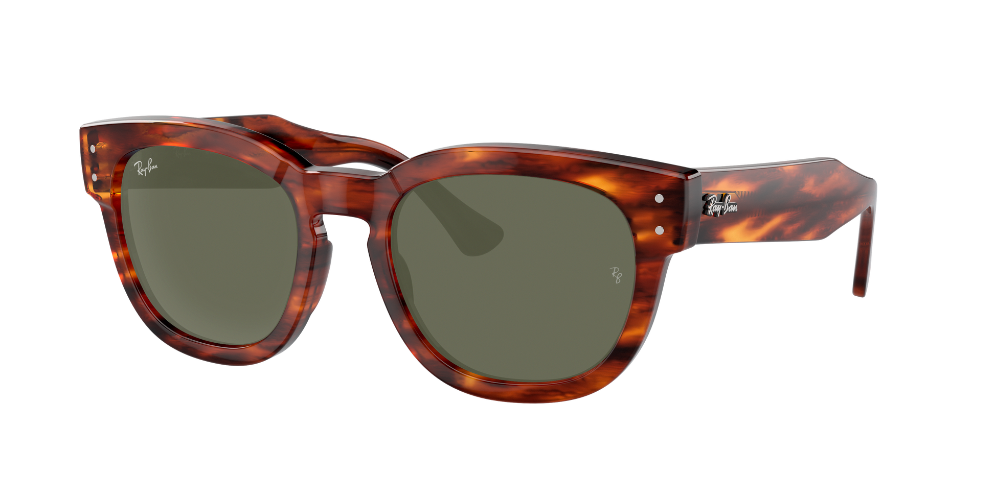 STRIPED HAVANA, Green, Rayban