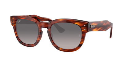 STRIPED HAVANA, Grey Gradient-Polarized, Rayban