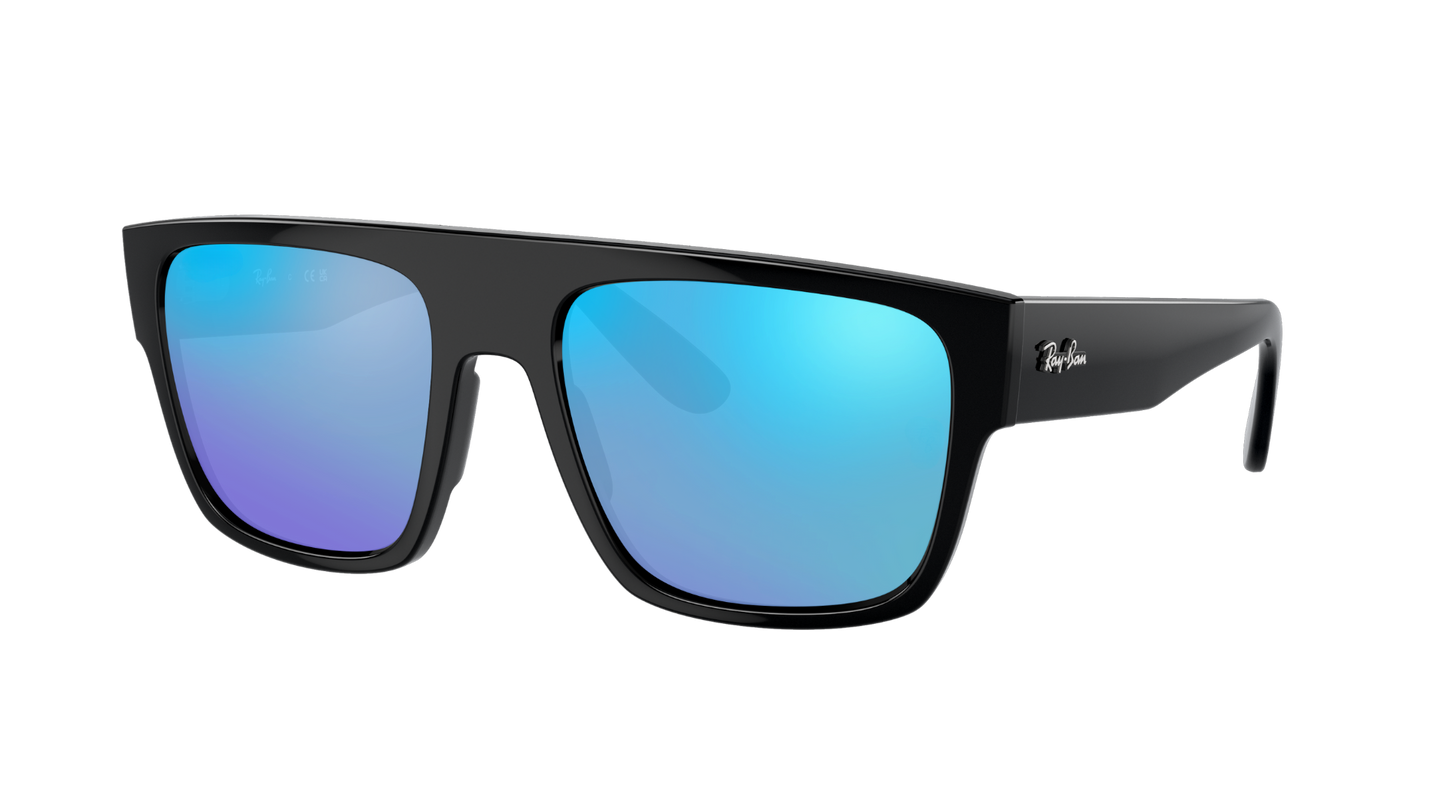 Black, Blue-Mirrored, Sunberryrx