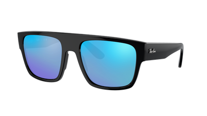 Black, Blue-Mirrored, Sunberryrx