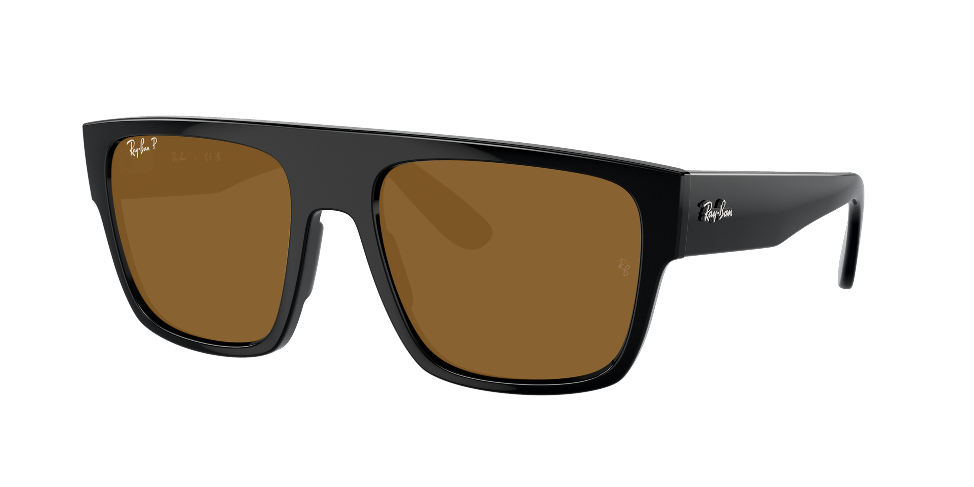 Black, Brown-Polarized, Rayban