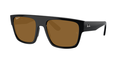 Black, Brown-Polarized, Rayban