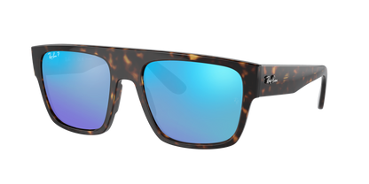 Havana, Mirrored Blue-Polarized, Rayban