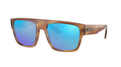 STRIPED BROWN, Blue-Mirrored, Sunberryrx