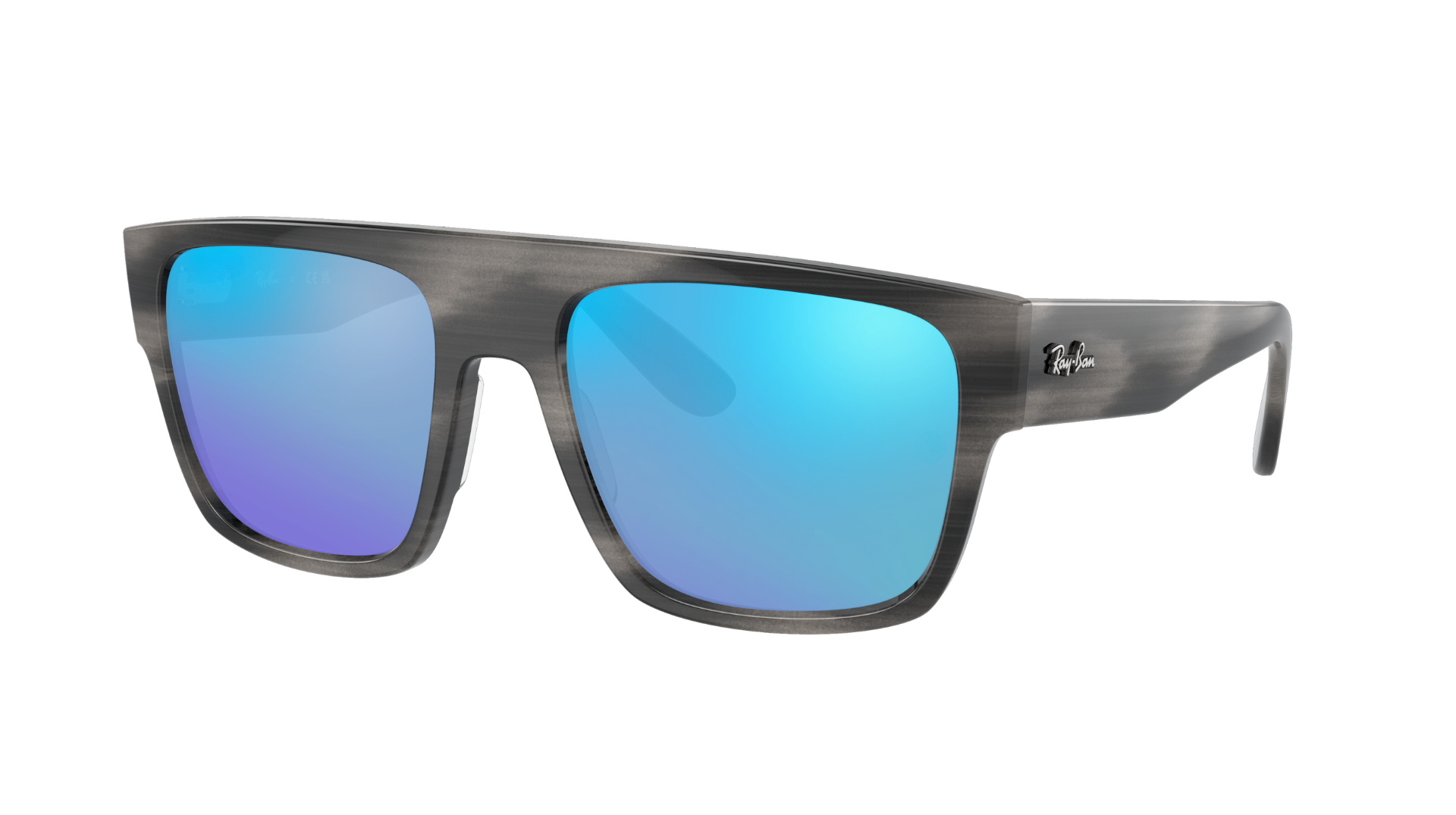 STRIPED GRAY, Blue-Mirrored, Sunberryrx