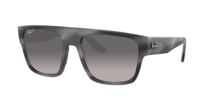 STRIPED GRAY, Grey Gradient-Polarized, Rayban