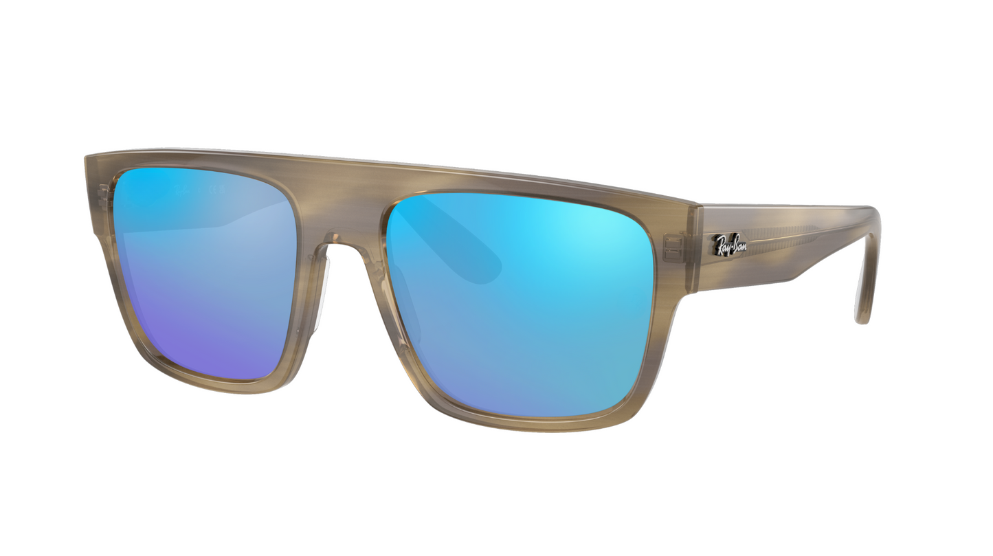 Striped Green, Blue-Mirrored, Sunberryrx